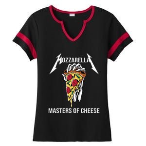 Mozzarella Of Cheese Foodie Chef Baker Cook Pizza Ladies Halftime Notch Neck Tee