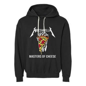 Mozzarella Of Cheese Foodie Chef Baker Cook Pizza Garment-Dyed Fleece Hoodie