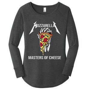 Mozzarella Of Cheese Foodie Chef Baker Cook Pizza Women's Perfect Tri Tunic Long Sleeve Shirt