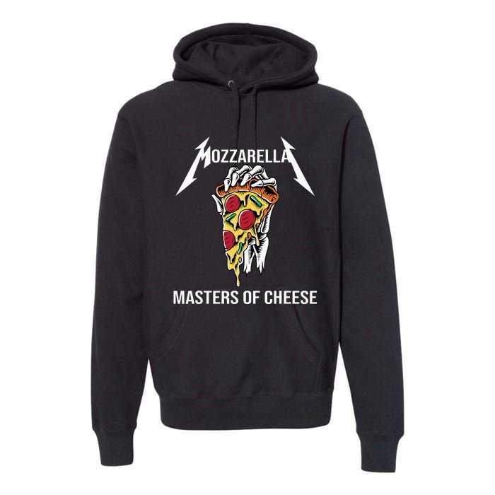 Mozzarella Of Cheese Foodie Chef Baker Cook Pizza Premium Hoodie