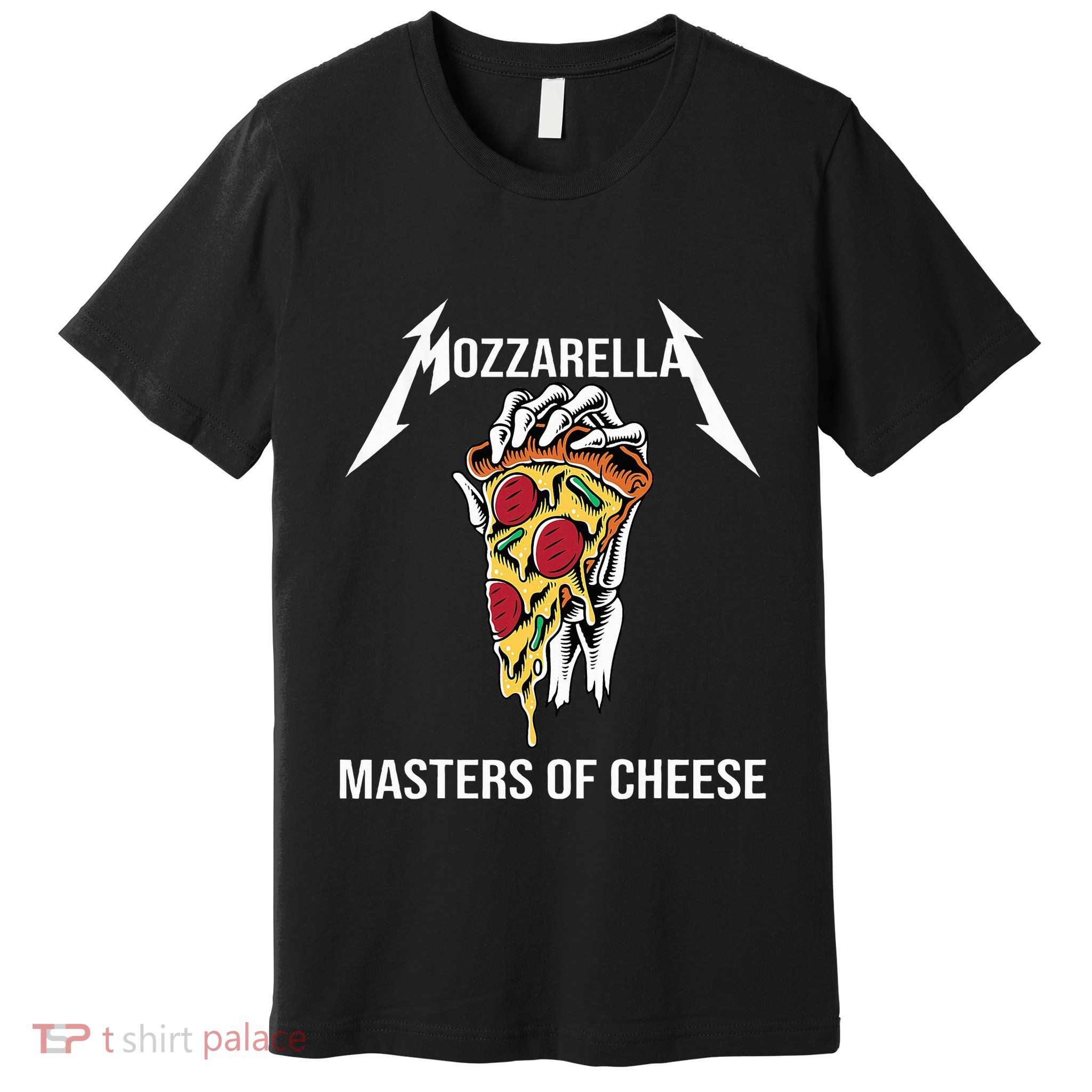 Mozzarella Of Cheese Foodie Chef Baker Cook Pizza Premium T-Shirt
