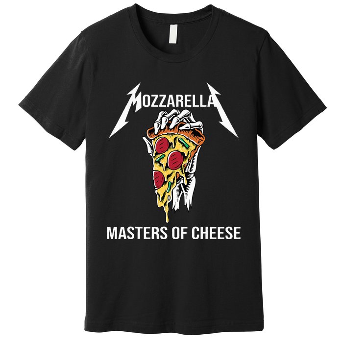 Mozzarella Of Cheese Foodie Chef Baker Cook Pizza Premium T-Shirt