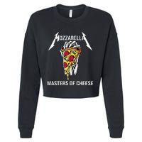 Mozzarella Of Cheese Foodie Chef Baker Cook Pizza Cropped Pullover Crew