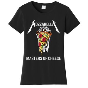 Mozzarella Of Cheese Foodie Chef Baker Cook Pizza Women's T-Shirt