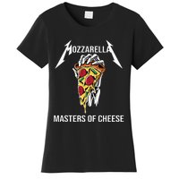 Mozzarella Of Cheese Foodie Chef Baker Cook Pizza Women's T-Shirt