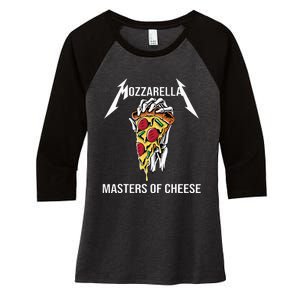 Mozzarella Of Cheese Foodie Chef Baker Cook Pizza Women's Tri-Blend 3/4-Sleeve Raglan Shirt