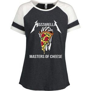 Mozzarella Of Cheese Foodie Chef Baker Cook Pizza Enza Ladies Jersey Colorblock Tee