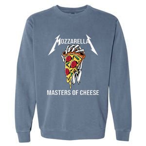 Mozzarella Of Cheese Foodie Chef Baker Cook Pizza Garment-Dyed Sweatshirt