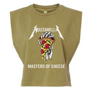 Mozzarella Of Cheese Foodie Chef Baker Cook Pizza Garment-Dyed Women's Muscle Tee