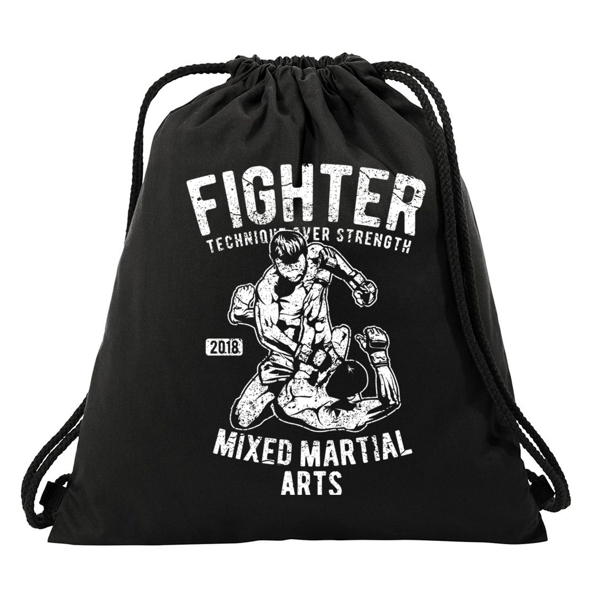 Mma Outfit Cage Fighting Mixed Martial Arts Gift Drawstring Bag