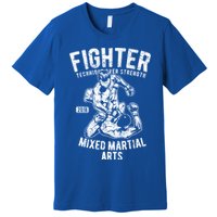Mma Outfit Cage Fighting Mixed Martial Arts Gift Premium T-Shirt