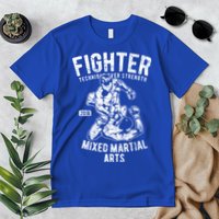 Mma Outfit Cage Fighting Mixed Martial Arts Gift Premium T-Shirt