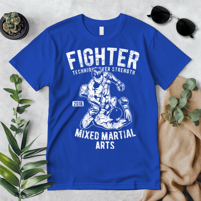 Mma Outfit Cage Fighting Mixed Martial Arts Gift Premium T-Shirt