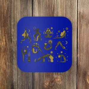 Magic Occult Celestial Yoga Gift Coaster