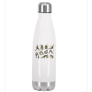 Magic Occult Celestial Yoga Gift Stainless Steel Insulated Water Bottle