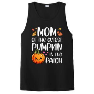 Mom Of Cutest Pumpkin In The Patch Halloween Thanksgiving PosiCharge Competitor Tank