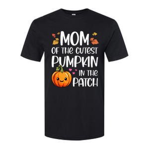 Mom Of Cutest Pumpkin In The Patch Halloween Thanksgiving Softstyle CVC T-Shirt