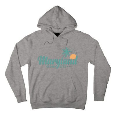 Maryland Ocean City State Of America Usa Tall Hoodie