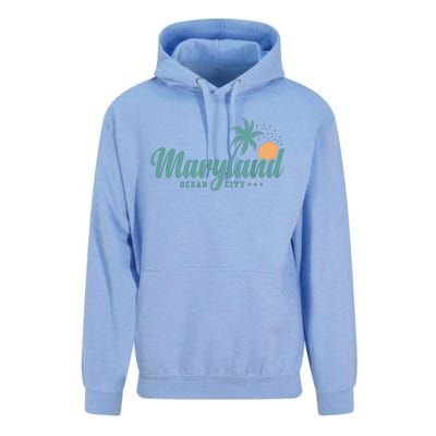 Maryland Ocean City State Of America Usa Unisex Surf Hoodie