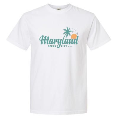 Maryland Ocean City State Of America Usa Garment-Dyed Heavyweight T-Shirt