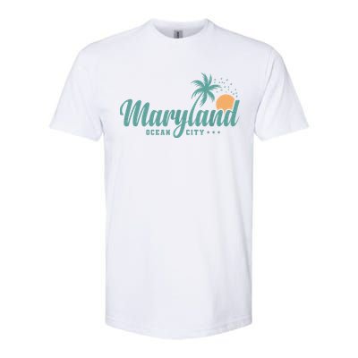 Maryland Ocean City State Of America Usa Softstyle CVC T-Shirt