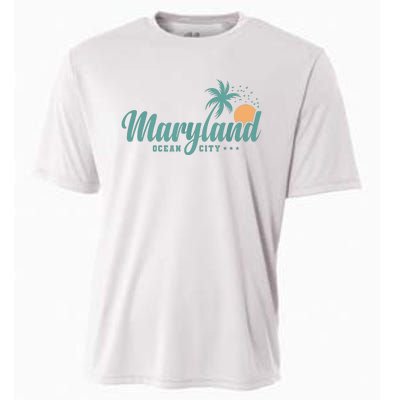 Maryland Ocean City State Of America Usa Cooling Performance Crew T-Shirt