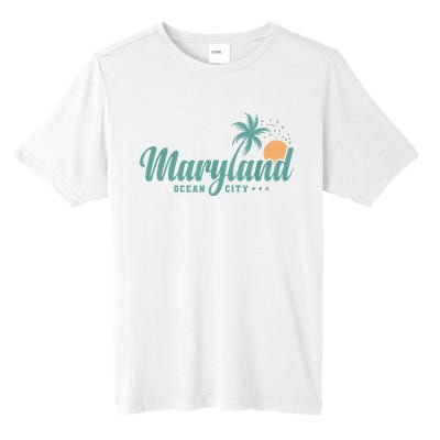 Maryland Ocean City State Of America Usa Tall Fusion ChromaSoft Performance T-Shirt