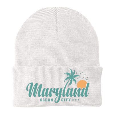 Maryland Ocean City State Of America Usa Knit Cap Winter Beanie