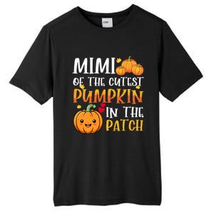 Mimi Of Cutest Pumpkin In The Patch Halloween Thanksgiving Gift Tall Fusion ChromaSoft Performance T-Shirt