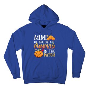 Mimi Of Cutest Pumpkin In The Patch Halloween Thanksgiving Gift Hoodie