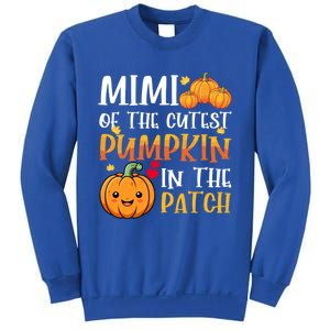 Mimi Of Cutest Pumpkin In The Patch Halloween Thanksgiving Gift Sweatshirt