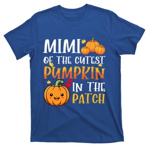 Mimi Of Cutest Pumpkin In The Patch Halloween Thanksgiving Gift T-Shirt