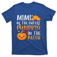 Mimi Of Cutest Pumpkin In The Patch Halloween Thanksgiving Gift T-Shirt