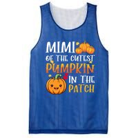 Mimi Of Cutest Pumpkin In The Patch Halloween Thanksgiving Gift Mesh Reversible Basketball Jersey Tank