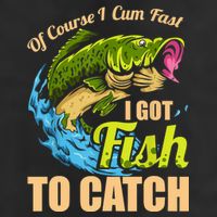 Mens Of Course I Come Fast I Got Fish To Catch Fishing Gifts Adult Drive Performance Visor