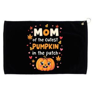 Mom Of Cutest Pumpkin In The Patch Halloween Thanksgiving Gift Grommeted Golf Towel