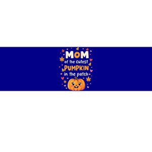 Mom Of Cutest Pumpkin In The Patch Halloween Thanksgiving Gift Bumper Sticker