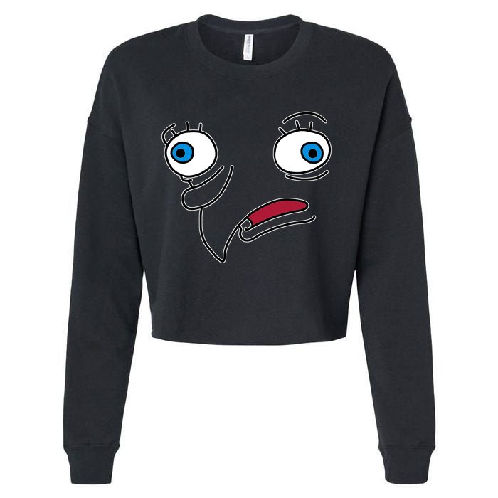 Mocking meme Cropped Pullover Crew