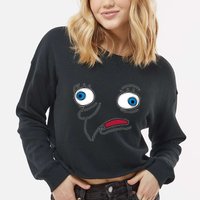 Mocking meme Cropped Pullover Crew