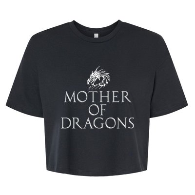 Mother Of Dragons Funny Mothers Day Mom Gift Bella+Canvas Jersey Crop Tee