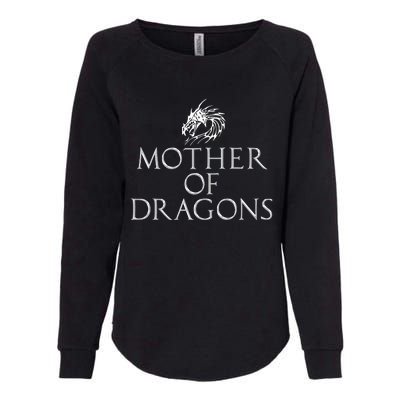 Mother Of Dragons Funny Mothers Day Mom Gift Womens California Wash Sweatshirt