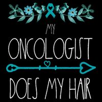 My Oncologist Does My Hair Ovarian Cancer Awareness Products Cooling Performance Crew T-Shirt