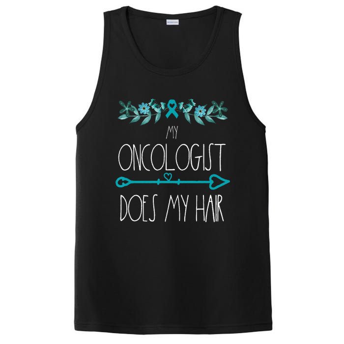 My Oncologist Does My Hair Ovarian Cancer Awareness Products PosiCharge Competitor Tank