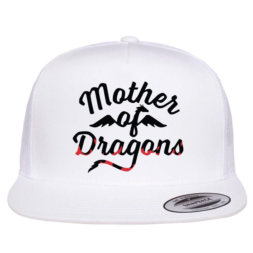 Mother Of Dragons Flat Bill Trucker Hat