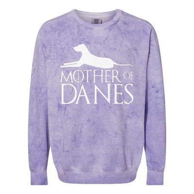 Mother of Danes funny Great Dane Colorblast Crewneck Sweatshirt