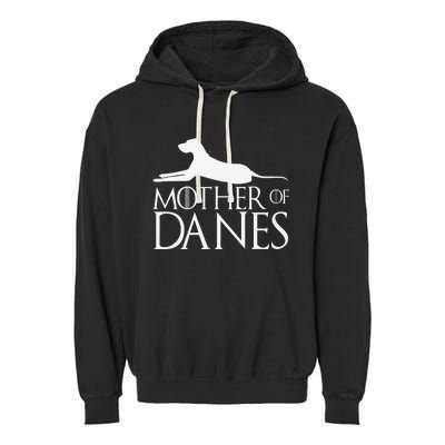 Mother of Danes funny Great Dane Garment-Dyed Fleece Hoodie