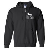 Mother of Danes funny Great Dane Full Zip Hoodie