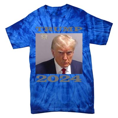 Mugshot Of Donald Trump Trump 2024 Funny Gift Tie-Dye T-Shirt