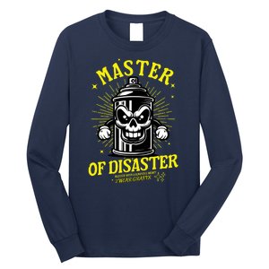 Master Of Disaster Graffiti Can Mascot Long Sleeve Shirt