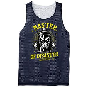 Master Of Disaster Graffiti Can Mascot Mesh Reversible Basketball Jersey Tank